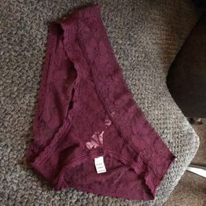 Victoria’s Secret Maroon Panties NWT